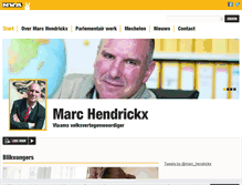 Tablet Screenshot of marc-hendrickx.be